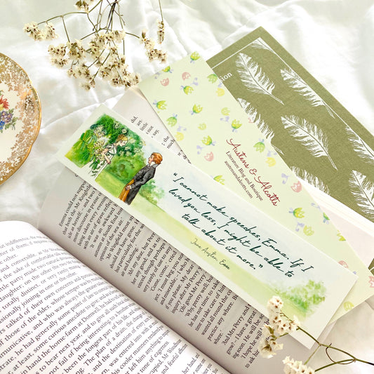 LAST CHANCE - Jane Austen "Emma and Mr. Knightley" Bookmark