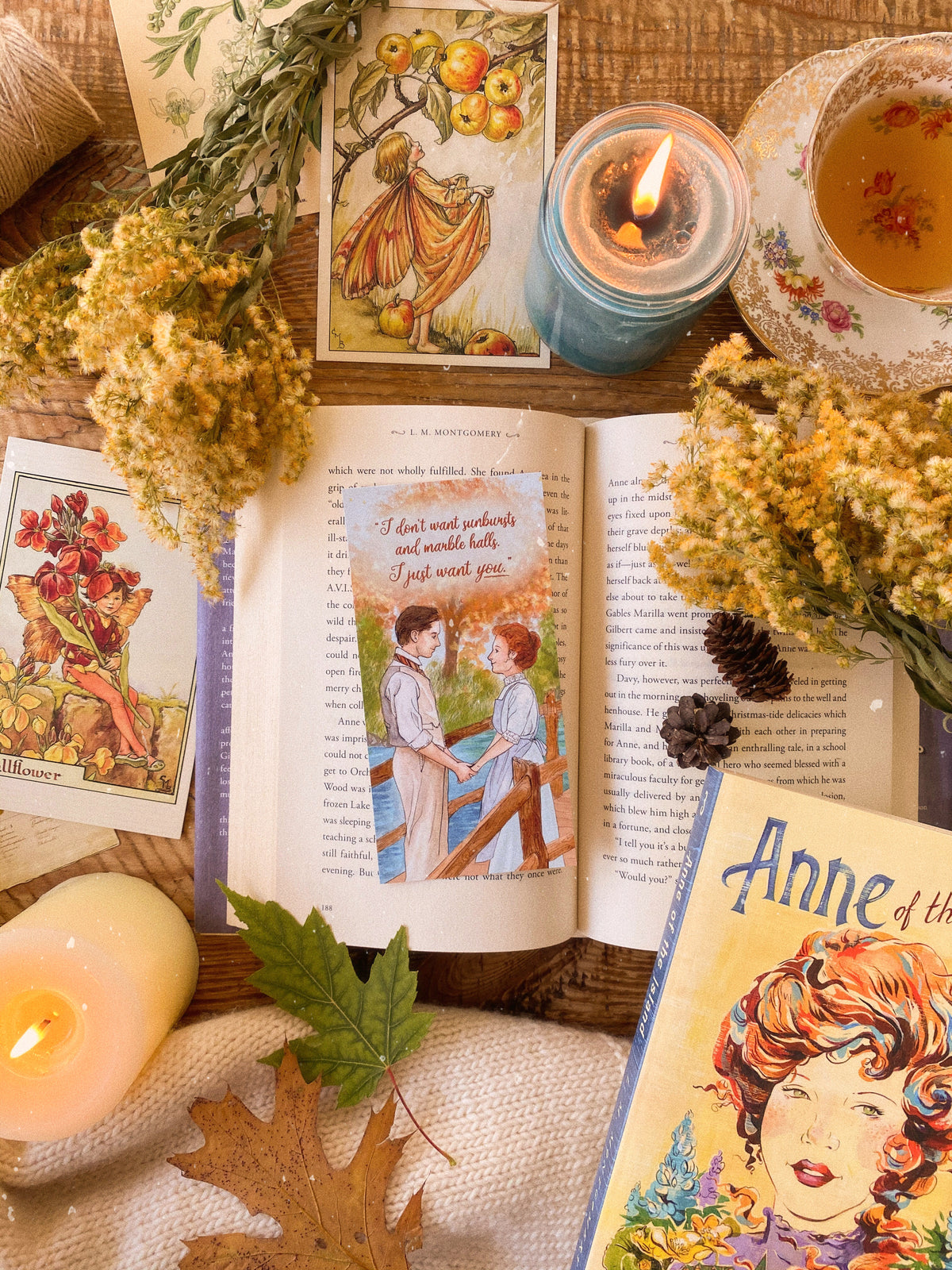 LAST CHANCE - "Anne and Gilbert" Bookmark - 3x6"