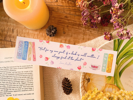 LAST CHANCE - Jane Austen Bookmark, 2x8"