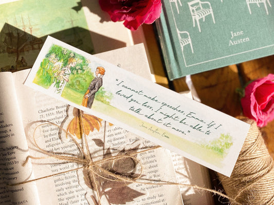 LAST CHANCE - Jane Austen "Emma and Mr. Knightley" Bookmark